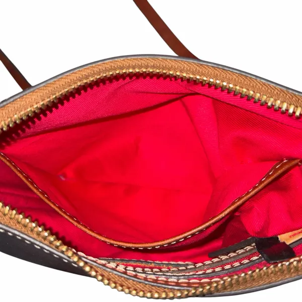 Dooney & Bourke Brown Leather Crossbody Bag - Image 11