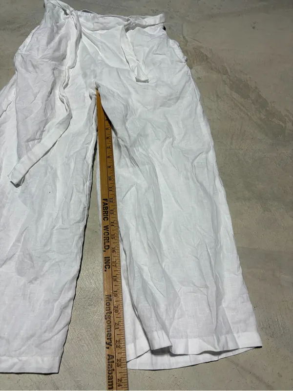 Reset by Jane flax Pants in White small - Image 3