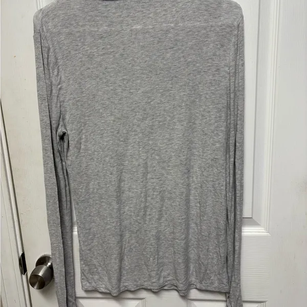Fabletics Light Gray Turtleneck Sweater - Image 4