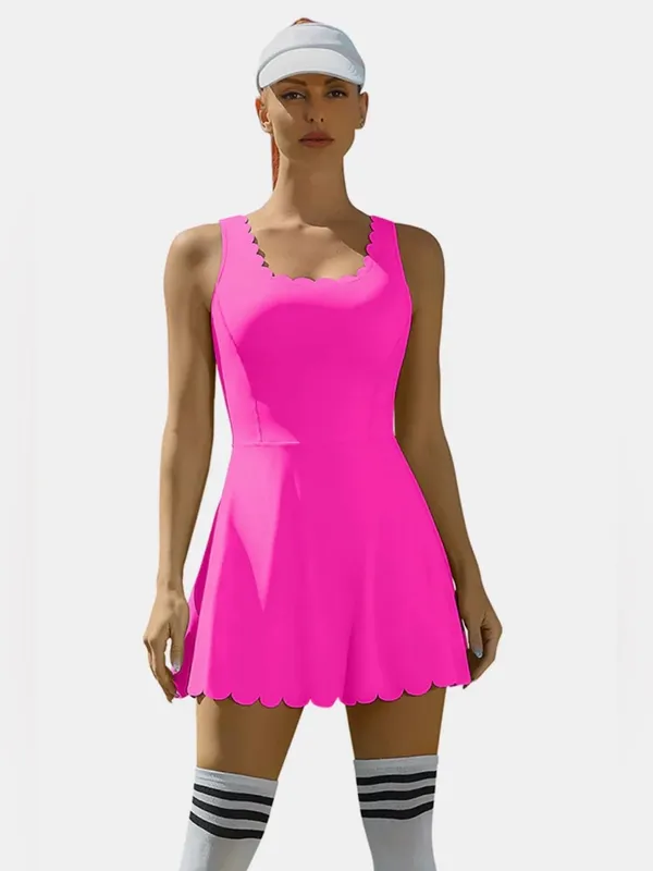 Attraco Women’s Scalloped Tennis Dress Size Small NWT - Image 2
