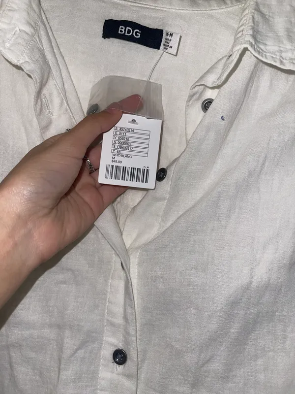 Urban Outfitters Linen Top - Image 4