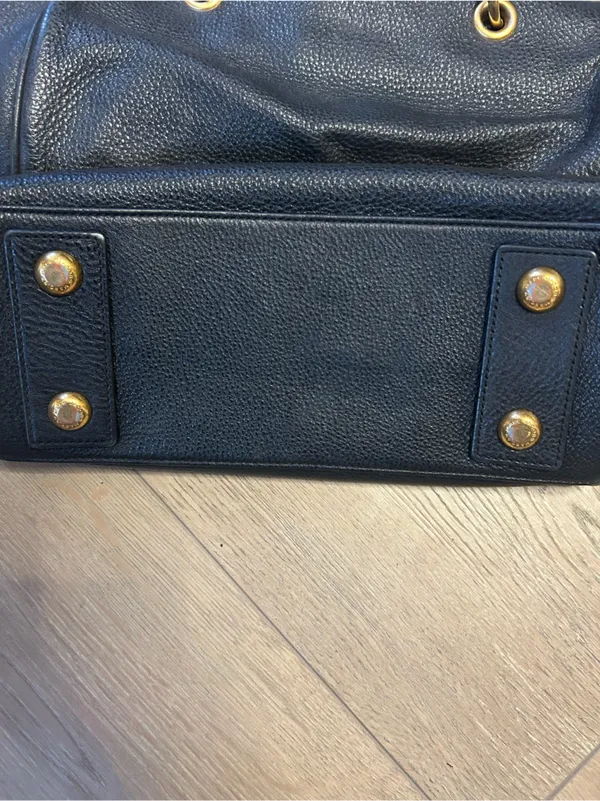 Marc by Marc Jacobs Too Hot To Handle Bentley Tote Black Pebbled Leather - Image 7