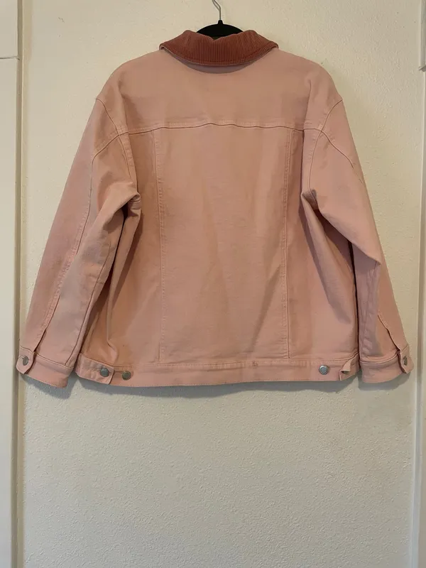 Altar'd State Pink Barn Jacket - New Women | Color: Pink - Image 2