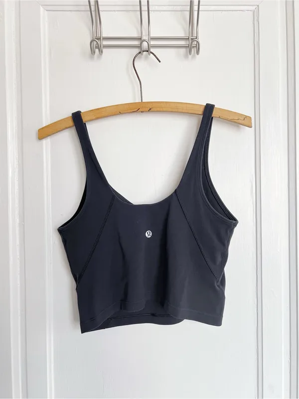 Lululemon • Align Tank crop black nulu built in bra athletic yoga workout - Image 9