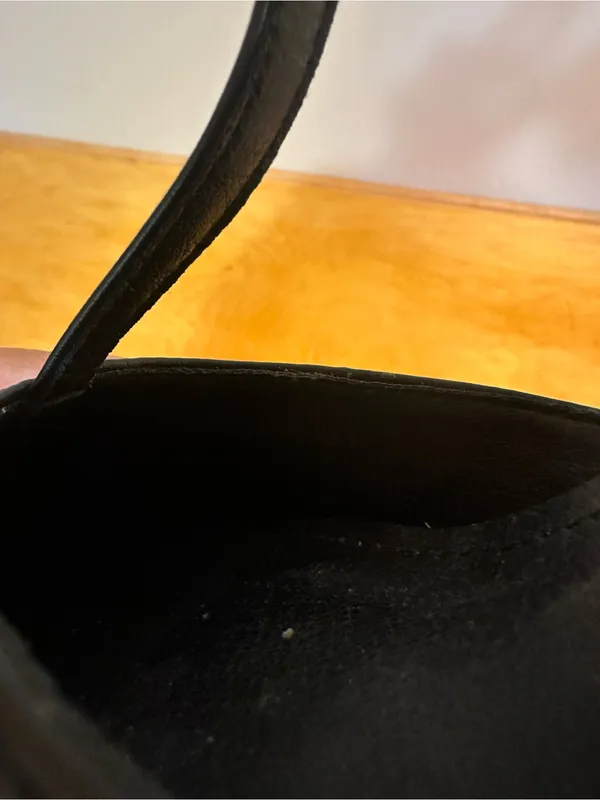 Amazon Black Strappy Block Heel Slingback Black Pumps Size 7 - Image 6