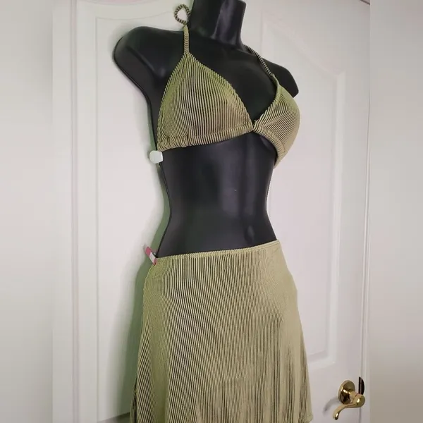 NWOT 3 Piece Bikini Swimsuit Size L - Image 5