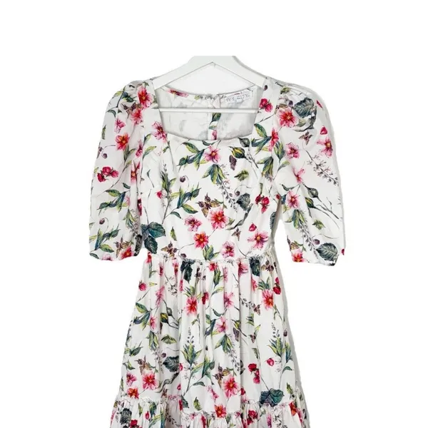 Ivy City Co Cora white floral dress Size XS - Image 2