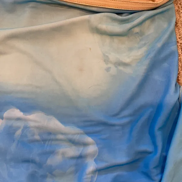 White Fox Blue Strapless Dress - Image 3