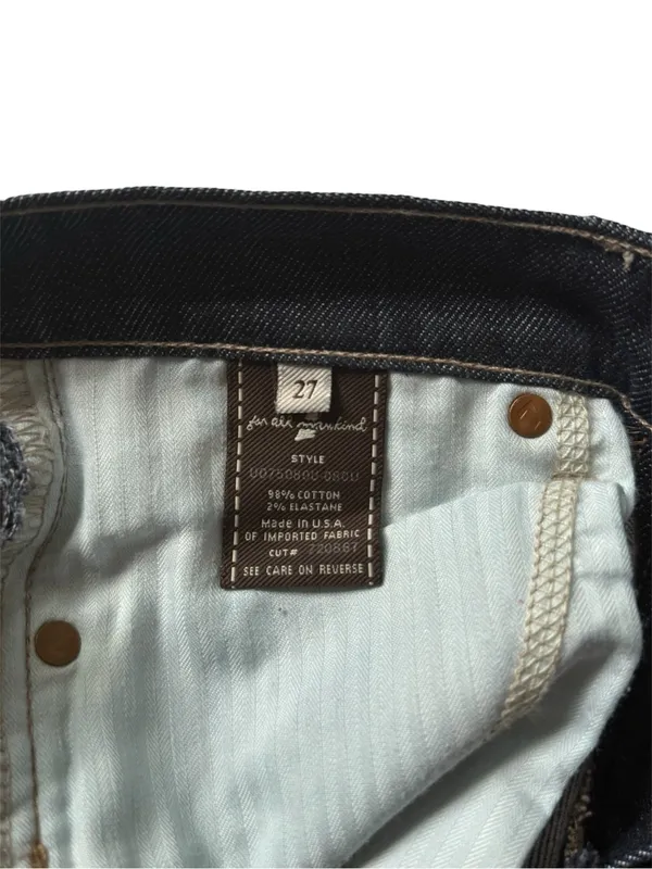 7 For All Mankind Dark Indigo Bootcut Jeans - Image 5