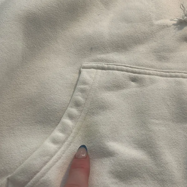 TNA White Sweater with Hood and Relaxed Fit - Image 4