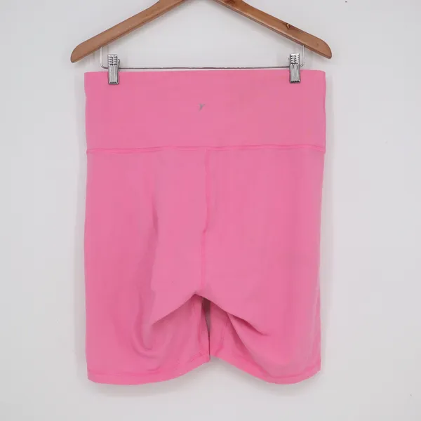 Old Navy Active Balance Legging Go-Dry Pink High Waisted Biker Shorts XL - Image 5