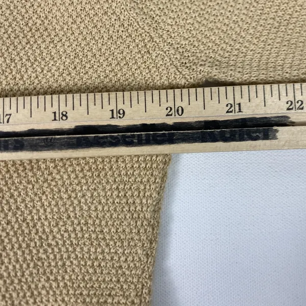 Boston Proper Sweater Womens Medium Beige‎ V Neck Long Sleeve Knit Pullover - Image 6