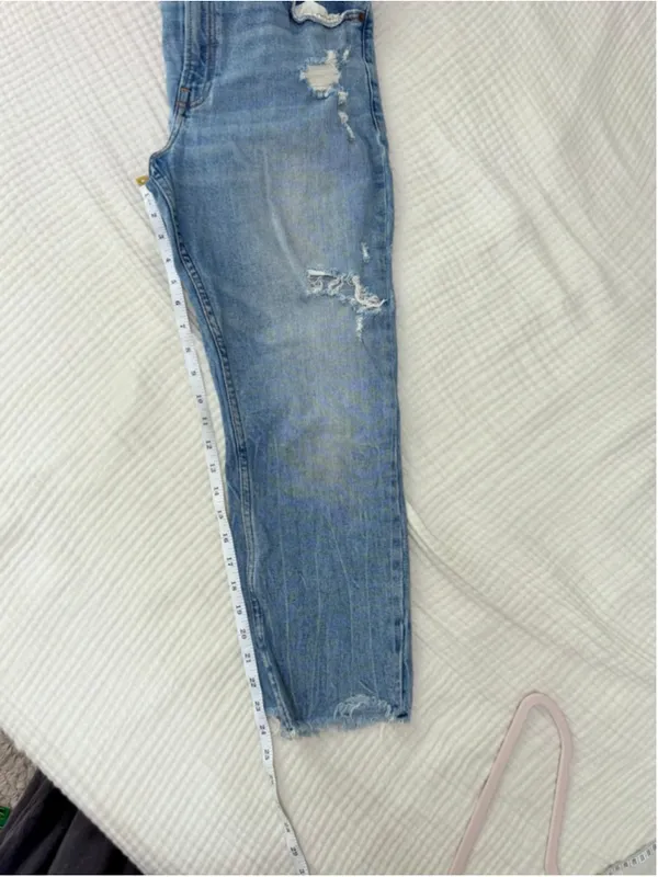 Women's Abercrombie & Fitch Blue High Rise Slim Jeans Size 31 - Image 5