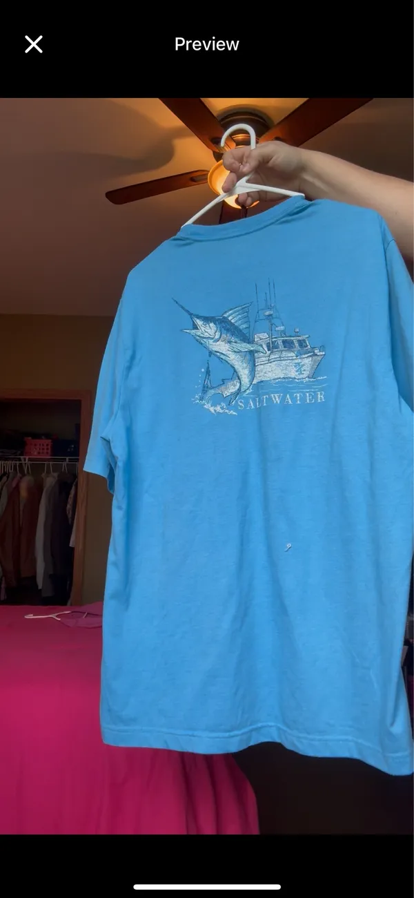 Tshirt Blue Size L - Image 2