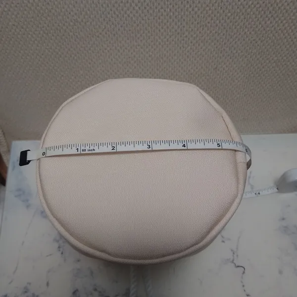 Dior Cream Drawstring Bucket Trousse Pouch Cosmetic Bag - Image 7