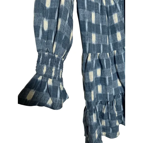 Tuckernuck Pomander Place Blue Ikat Kenzo Dress - Image 4