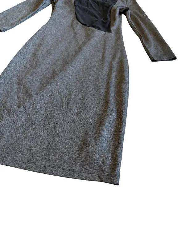 Alice + Olivia Silve Sheath Dress 3/4 Sleeves Mesh Back Stretch Flattering XS - Image 11