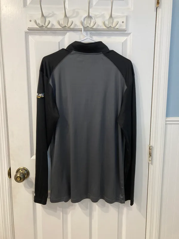 Badger Sports Purdue Boilermakers Gray Quarter Zip Pullover - Image 2