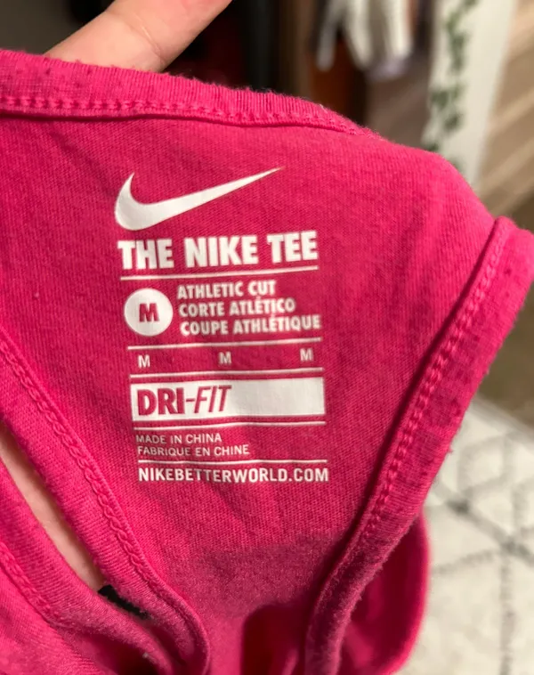 Pink  run tank top - Image 3