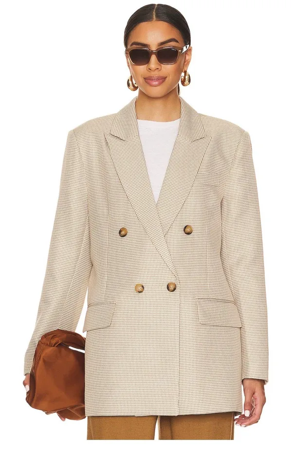 NWT Revolve Isabella Blazer In Khaki - Image 3