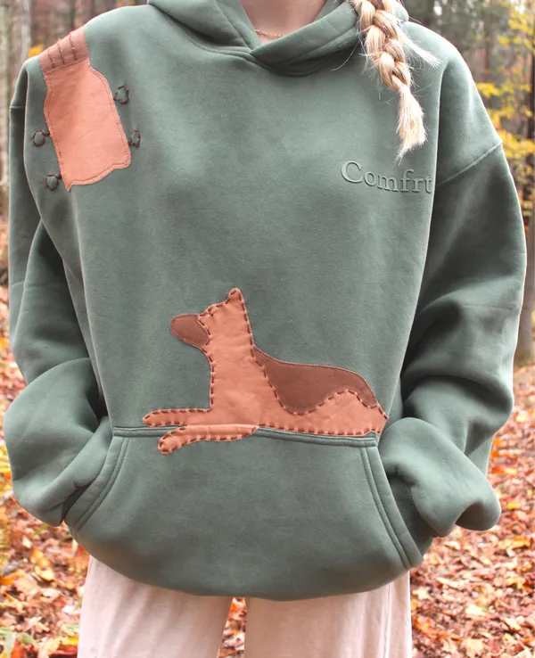 noah kahan patchwork hoodie Green Size sizes s - Image 6