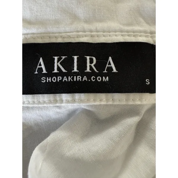Akira Cotton Blend white Zip At the Back size‎ small Corset - Image 4