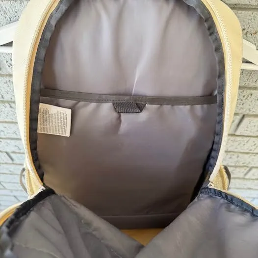 The North Face Vault Laptop Backpack Cream Granola Girl Hiking Outdoor - Image 8