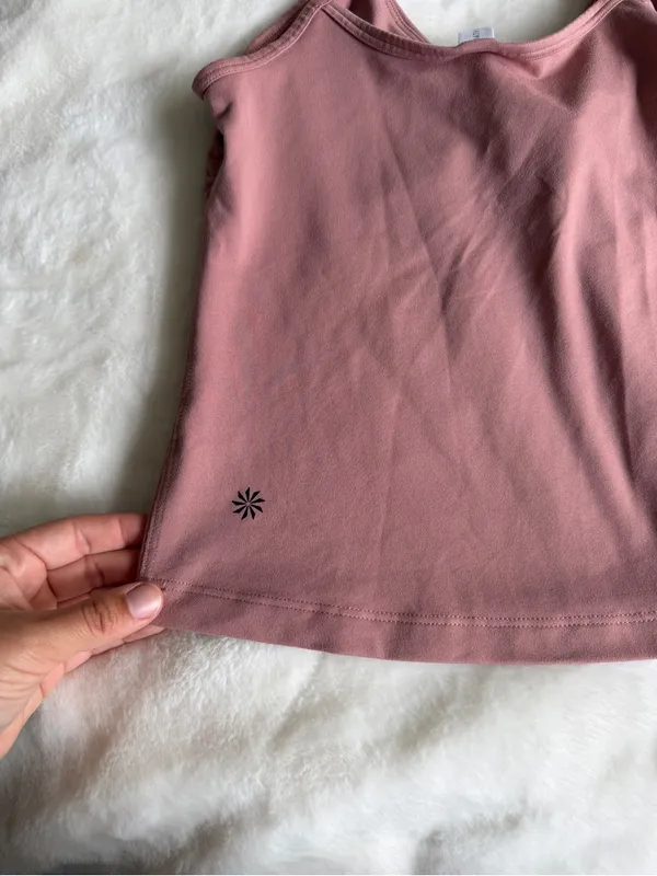 Athleta Powervita Twist Cami Pink Size Small - Image 7