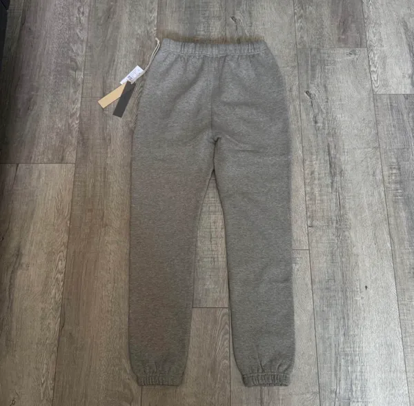 Essentials S new dark oat cuffed sweatpants Gray - Image 2