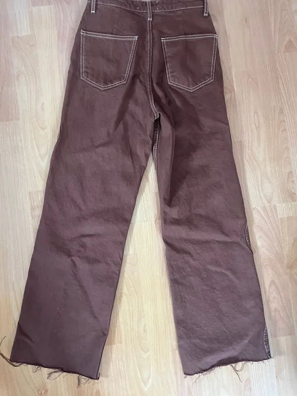 ZARA Brown  Jeans - Image 3
