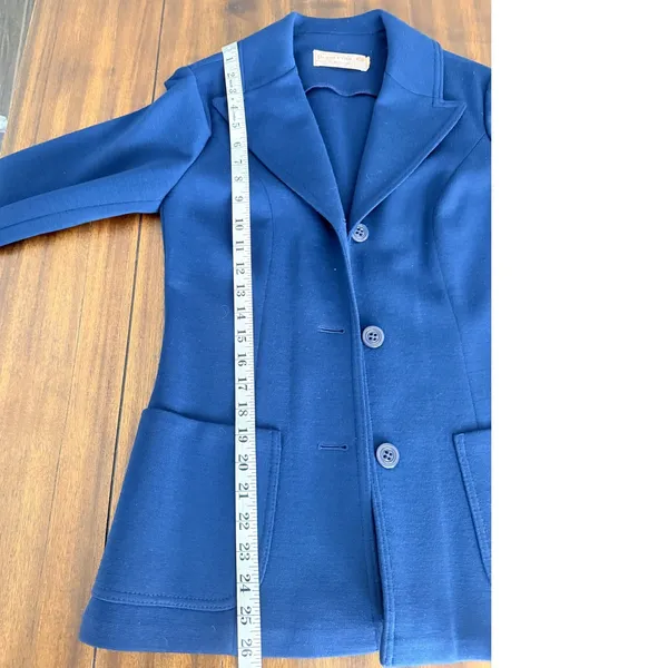 Vintage Pendleton Blue Pure Virgin Wool 3-Button Blazer Jacket USA‎ Made - Image 10