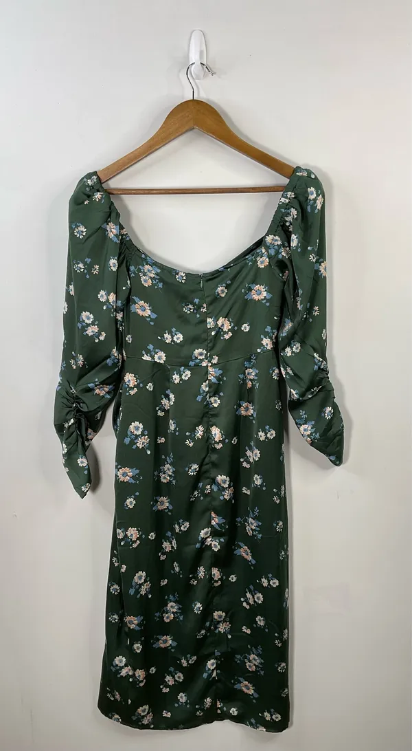 ASTR The Label Green Floral Dress Size Small - Image 5