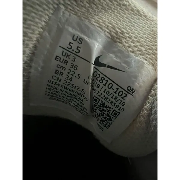Nike Court Royale AC Athletic Sneaker Size 5.5 Style AO2810-102 - Image 8