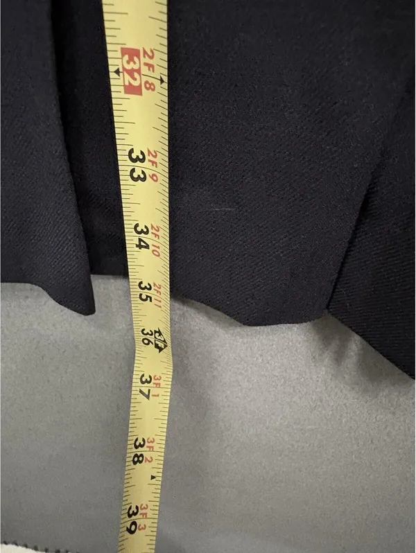 #HCOLLECTIBLES Womens Black Pleated Button-Front Lined Midi Skirt Size 16 - Image 5