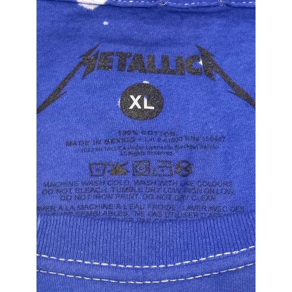 Metallica‎ Vintage Style In Vertigo You Will Be TyeDye ShortSleeve Shirt XL Blue - Image 8