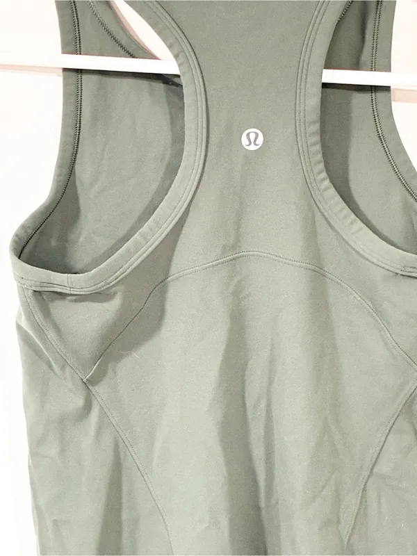 Lululemon Align Waist-Length Racerback Tank Top Green Athletic - Image 4