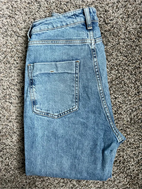 Zara Light Blue Bootcut Jeans - Women's - Image 4