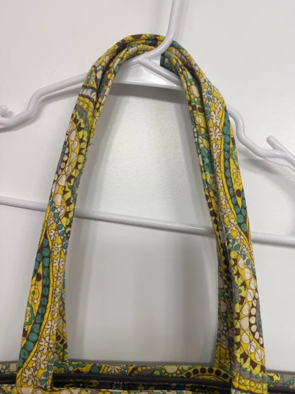 Vera Bradley Miller Bag Lemon Parfait Large Quilted Travel Tote Retired - Image 3