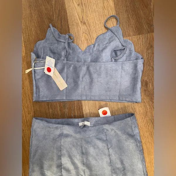 Iris Light Blue Skirt Set - Image 5
