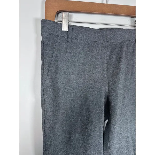 Quince Ponte Straight Leg Pants Women Medium Gray Business Casual Professional - Image 3
