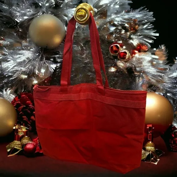 Handmade nurse‎ tote bag Red - Image 2
