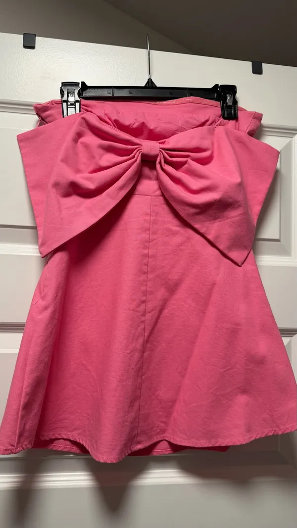 Pink short dress - Image 3