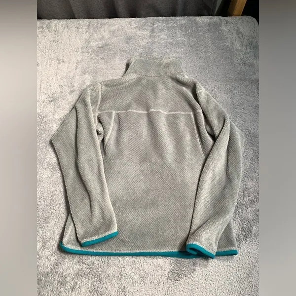 Patagonia synchilla snap-t Gray and Teal Fleece Pullover medium - Image 9