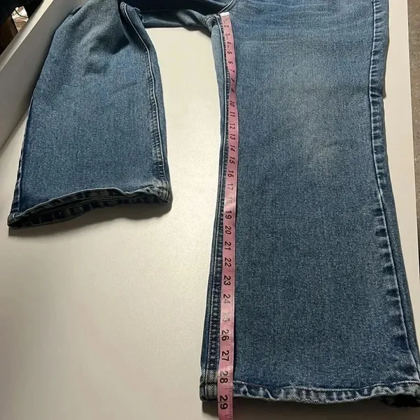 Vintage 1990s jeans 100% cotton size 10 short‎ perfect fit denim jeans Y2K fall - Image 5
