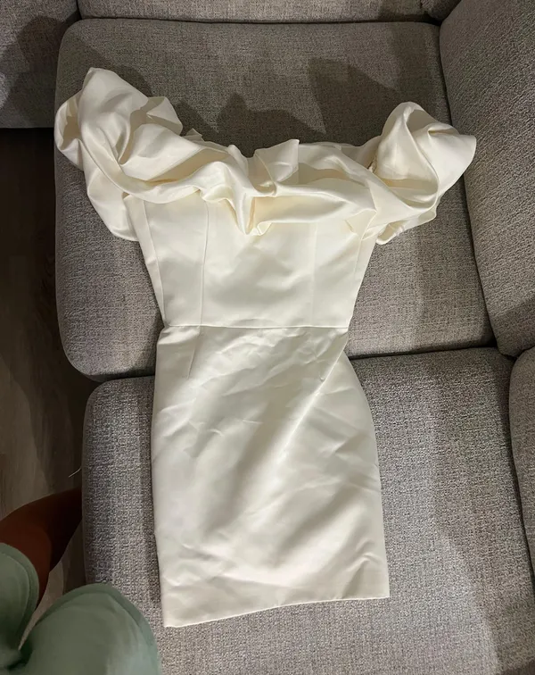 Post Meridiem Meringue Mini Dress - Image 3