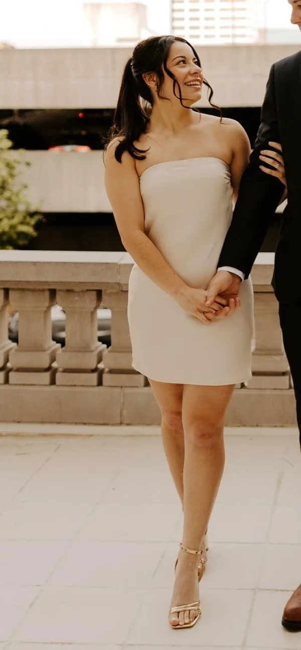 Strapless Hello Molly Mini Dress - Image 3