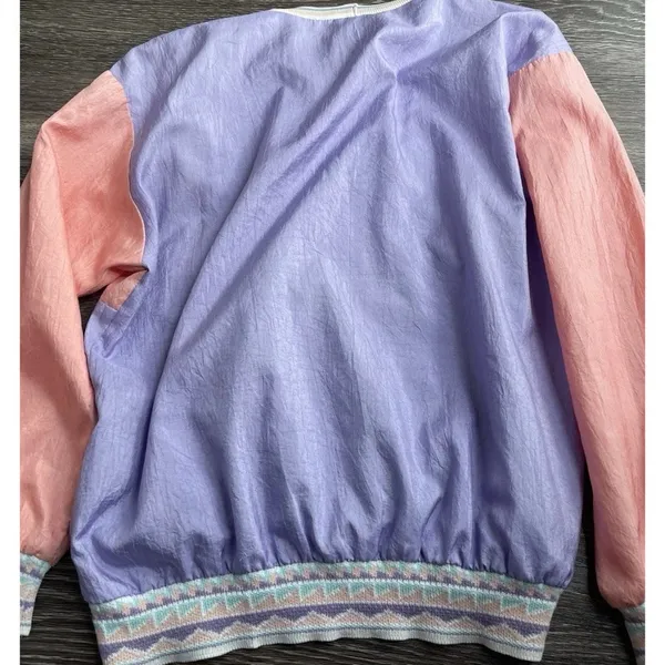 Vintage Saint Germain Women’s Sz Small Jacket Track Light 70s 80s Color - Image 6