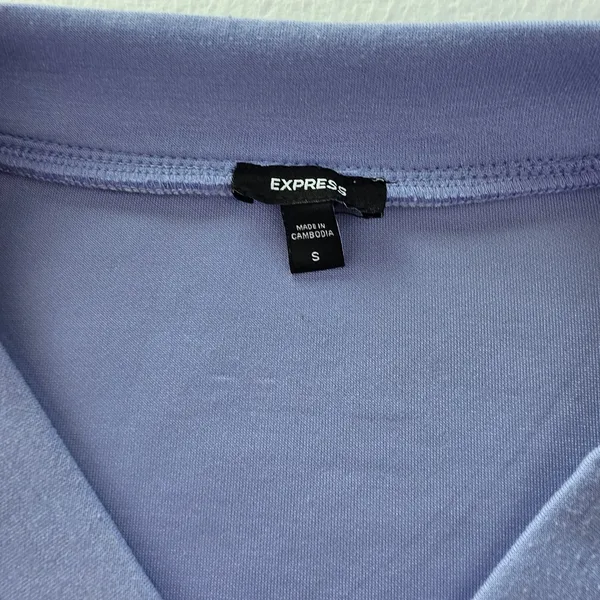 Express Womens Lavender V-Neck Sweatshirt and Cargo Jogger Set Small - Image 5