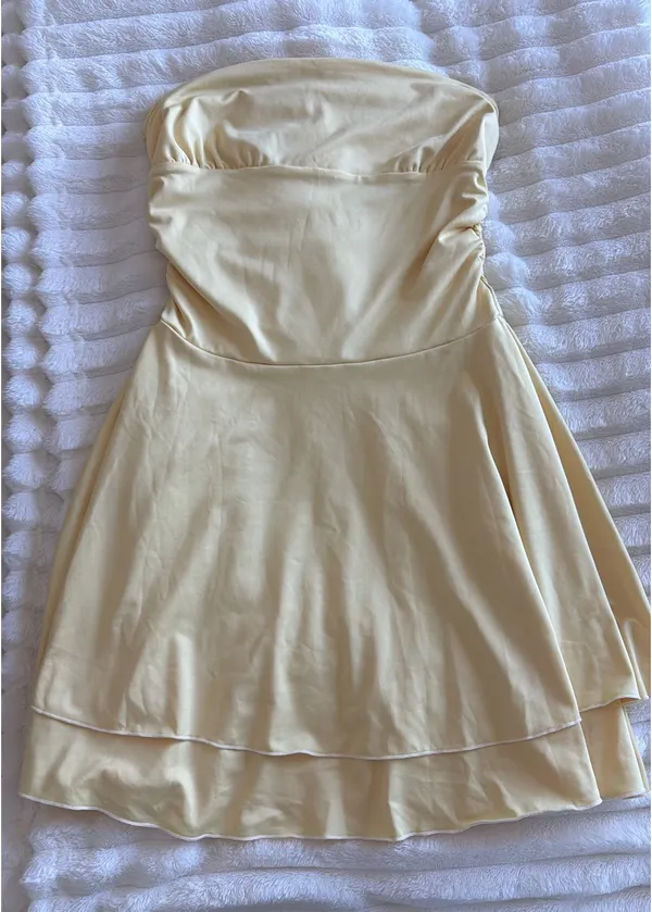 Amazon Yellow tube top dress  - Image 5