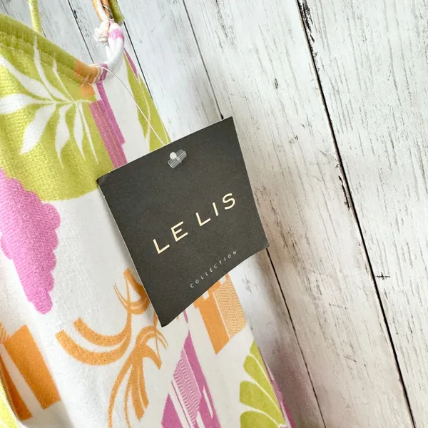 Le‎ Lis Dress Women Size XS Tropical Print Adjustable Spaghetti Strap Maxi NWT - Image 5